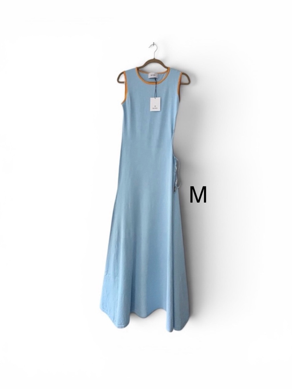 Romy Lou Lou Maxi Dress with cutout Blue Small, Medium NWT - Picture 5 of 11